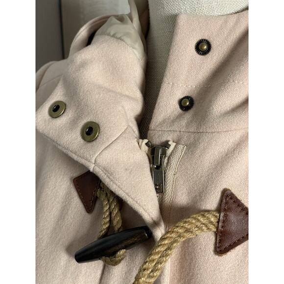 J. Crew Soft Pink Wool Toggle Coat Size 2 $349 Rare - Picture 6 of 9